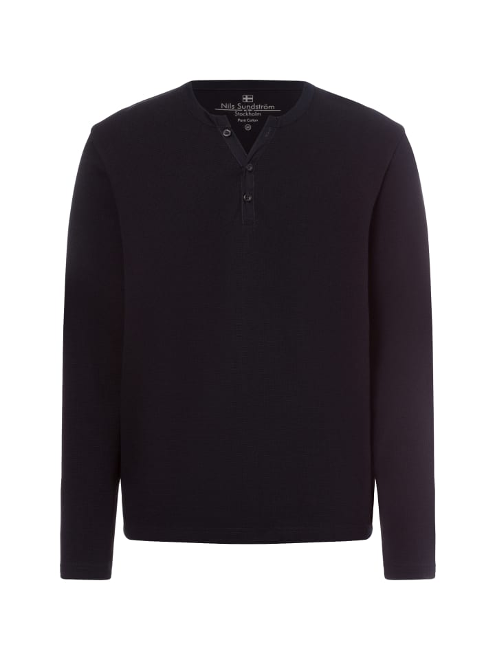 

Футболка Nils Sundström Langarmshirt, цвет marine