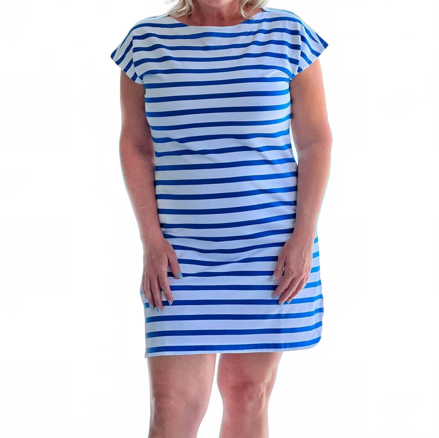 

The Capri Dolman Sleeves Dress In Classic Stripes Hatley, Classic Stripes