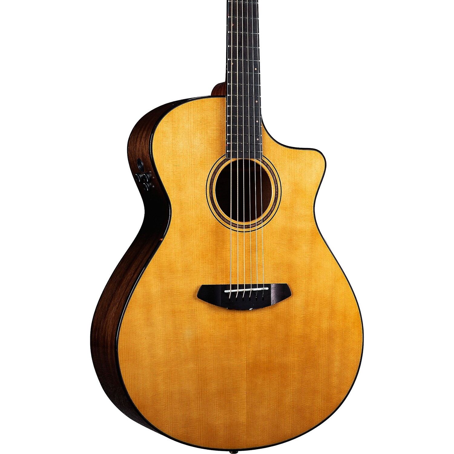 

Breedlove Organic Performer Pro CE Концертная акустическая электрогитара из ели и африканского красного дерева Natural