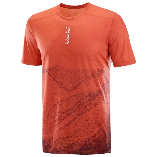

Футболка для бега S/Lab Salomon Ultra Print Salomon, Burnt Sienna