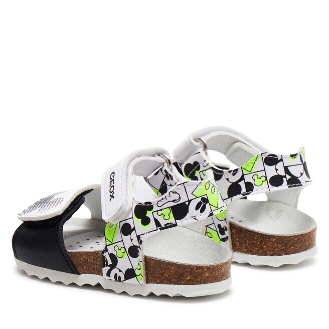 Сандалии Geox B Sandal Chalki Boy B152QC 000BC C0552 M White/Fluo Yellow, желтый белый — фото 3
