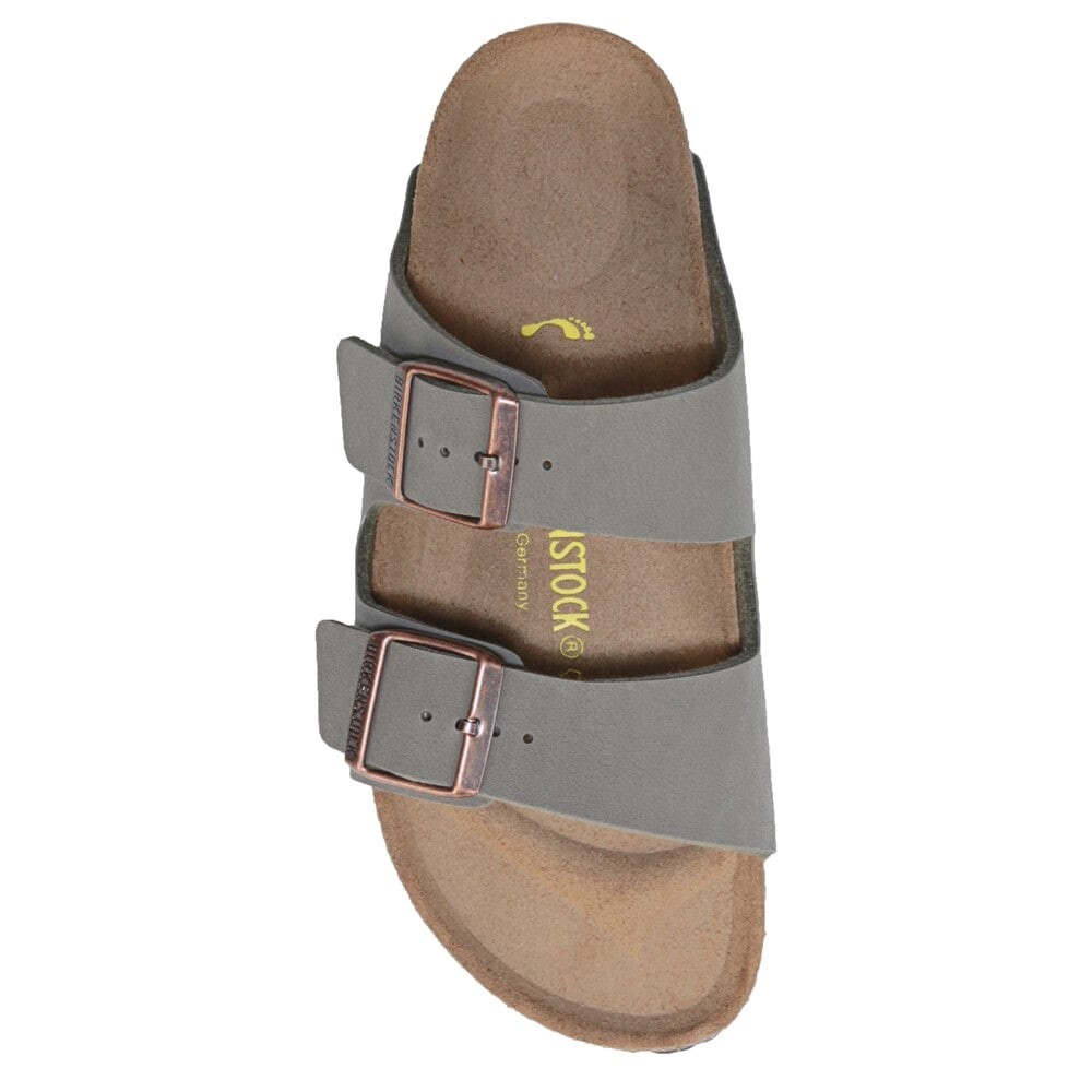 Женские сандалии со стелькой Arizona Birkenstock, серый — фото 4