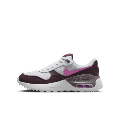 

Кроссовки Nike Air Max SYSTM, цвет White/Burgundy Crush/Violet Ore/Playful Pink