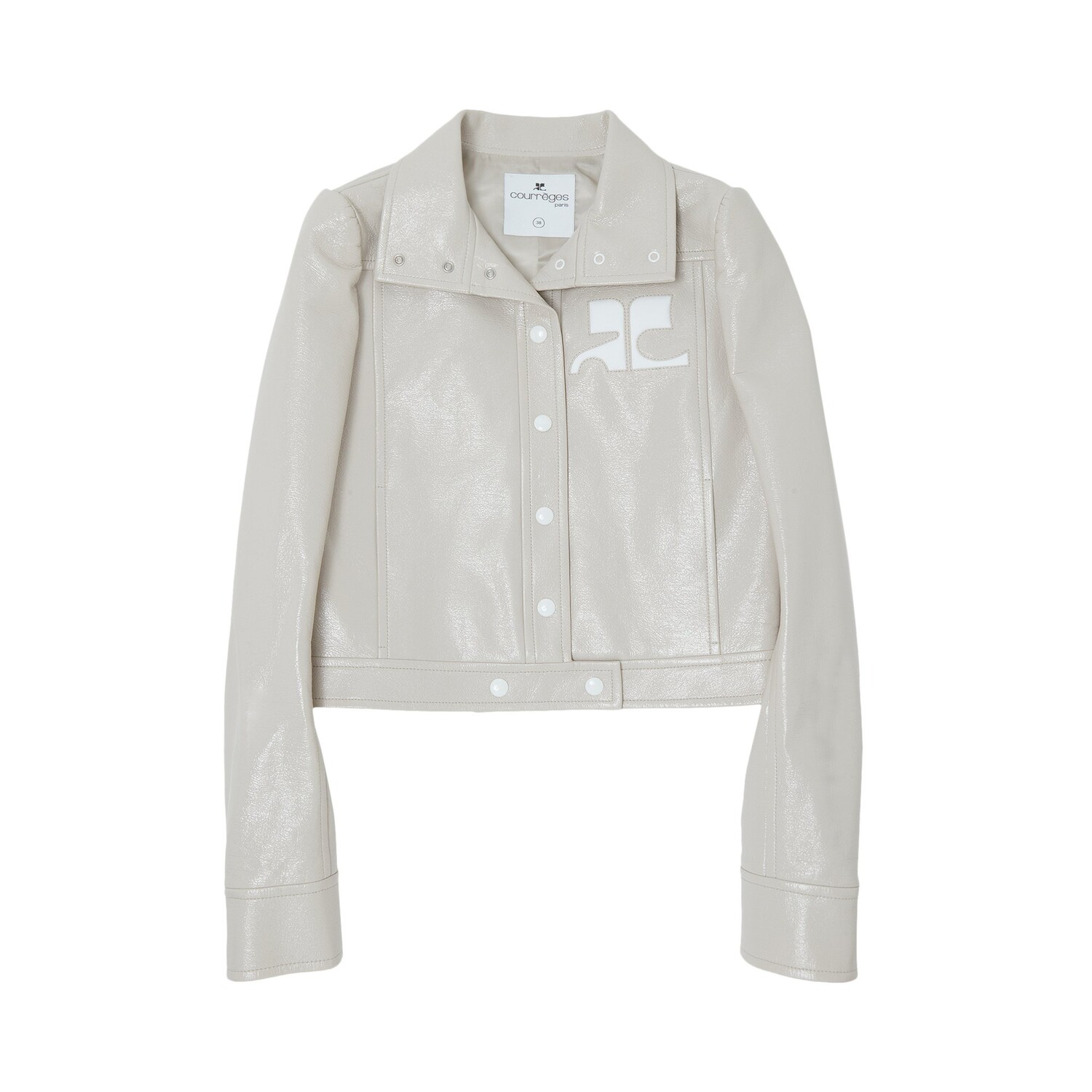 

Виниловая куртка Courrèges Mastic Grey