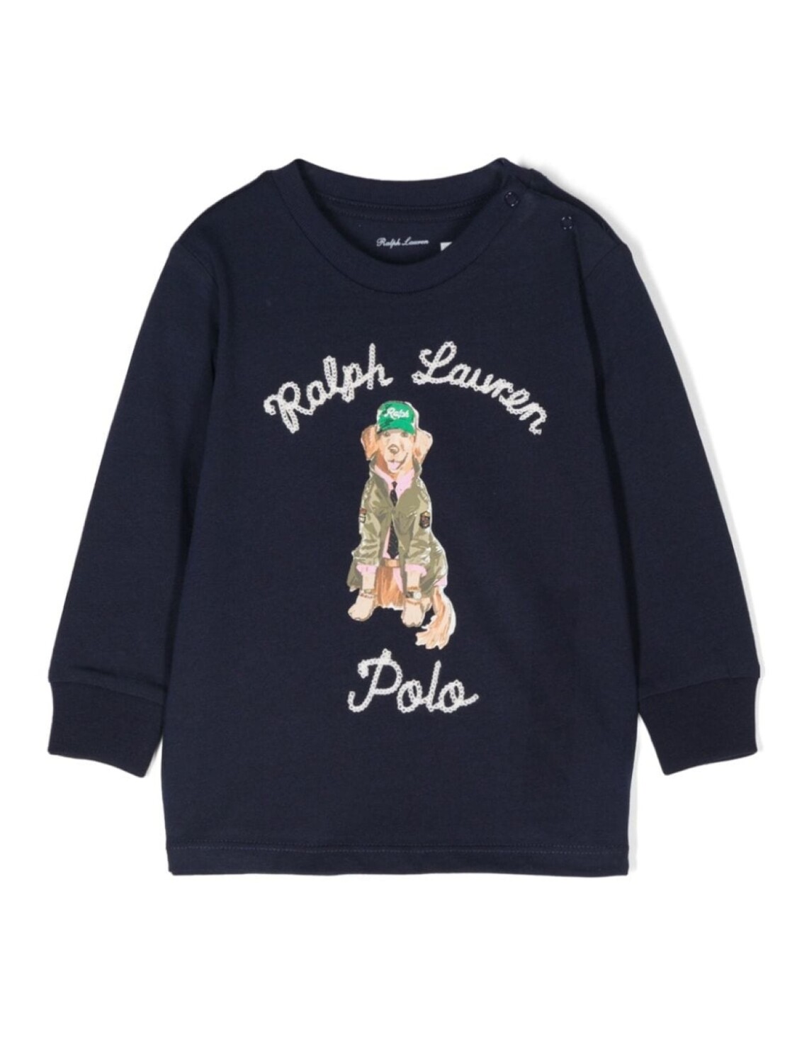 

Ralph Lauren Kids футболка из хлопка с вышитым логотипом, синий