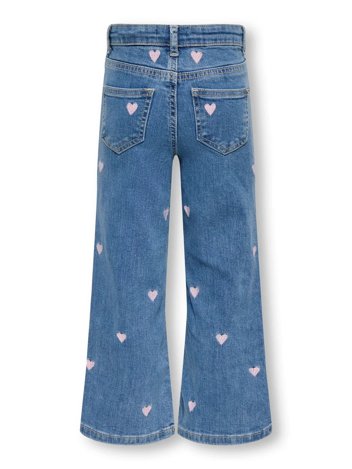 Джинсы с широкой штаниной KIDS ONLY, light medium blue denim — фото 2