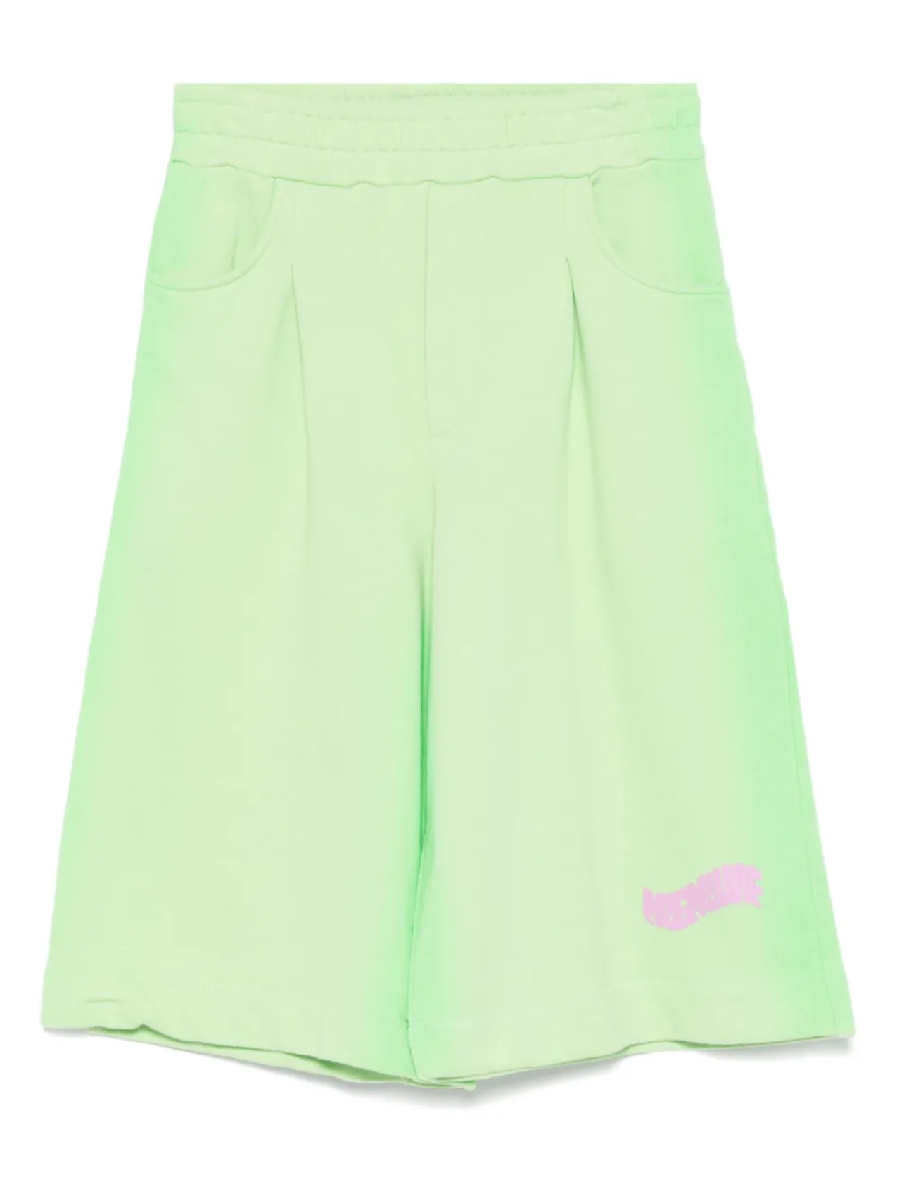 

MSGM Kids шорты с логотипом, зеленый