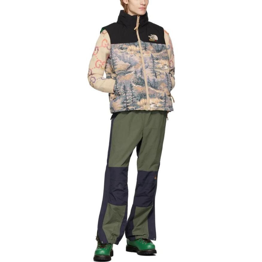 Штаны мужские North Face X Knit, зеленые Gucci, зеленый — фото 2