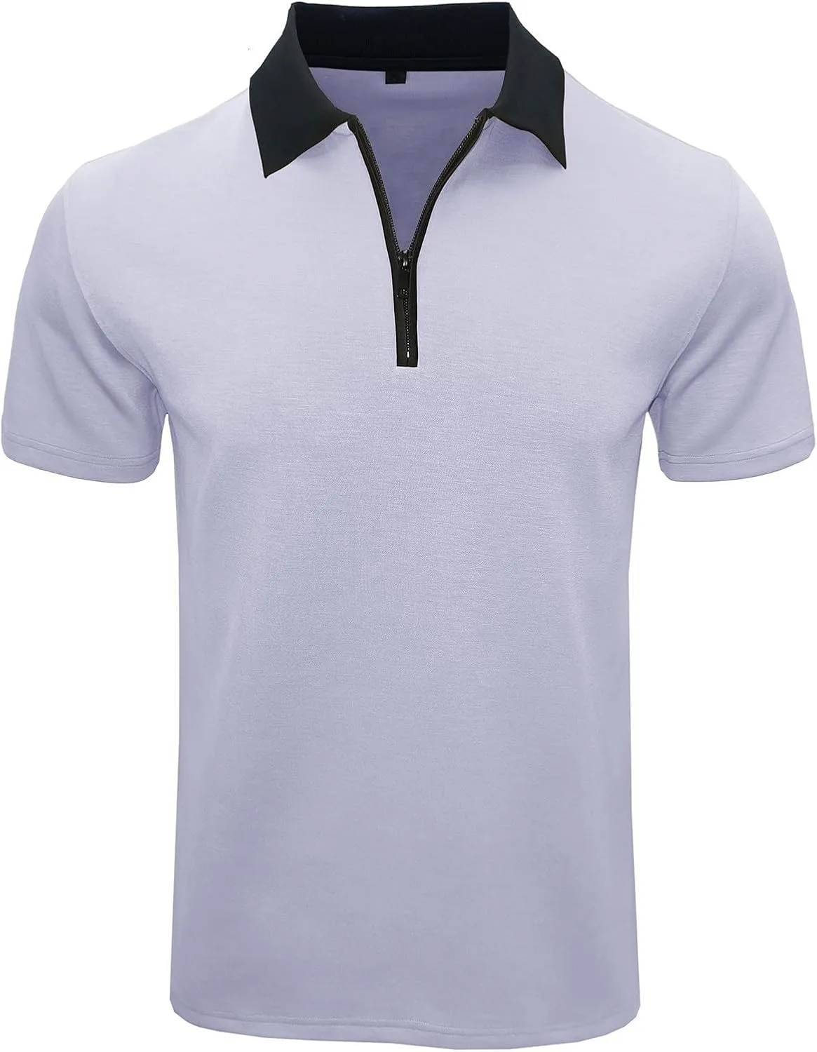 

Мужская футболка для гольфа Moisture Wicking Quick Dry с коротким рукавом и молнией на четверть