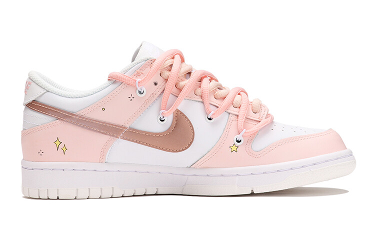 

Кроссовки для скейтбординга Dunk женские с низким верхом розовые/белые Nike, Розовый, Кроссовки для скейтбординга Dunk женские с низким верхом розовые/белые Nike