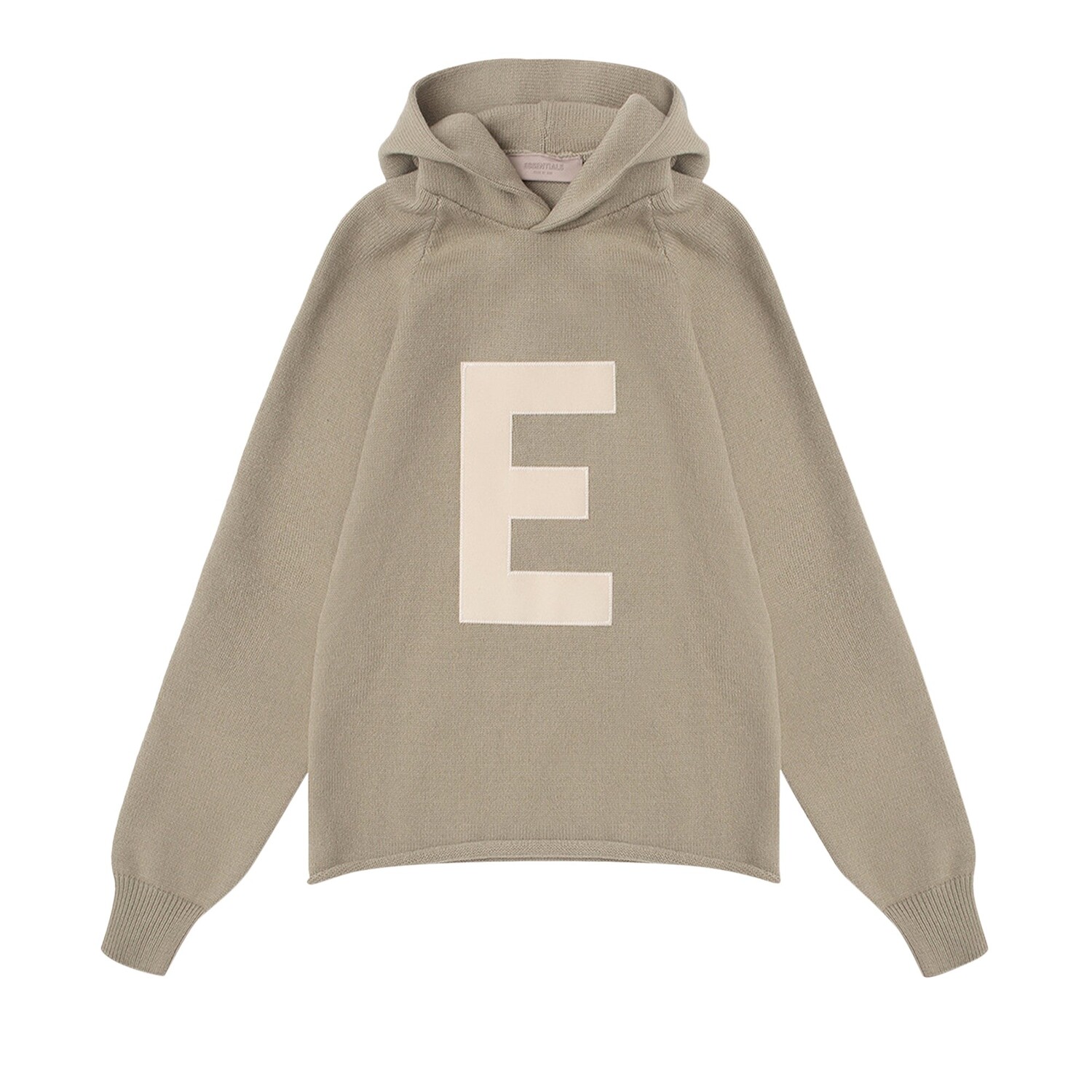 

Детское вязаное худи Fear of God Essentials Big E Seafoam