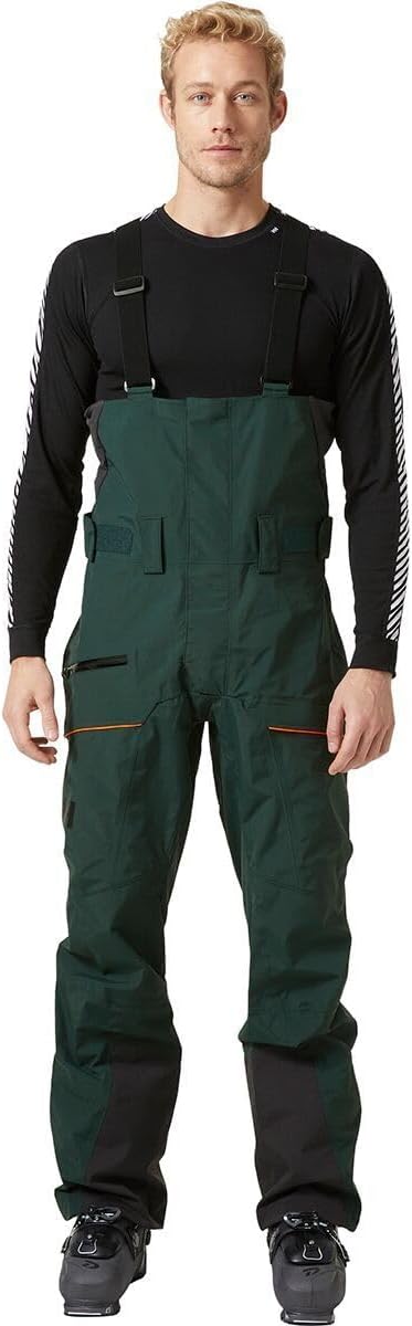 

Штаны Helly-Hansen Sogn Bib Shell для мужчин - водонепроницаемые, дышащие, прочные лыжные штаны - регулируемые лямки, легкий дизайн Helly Hansen, 495 Darkest Spruce