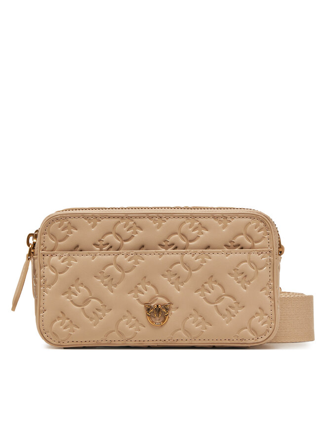 

Сумка через плечо PINKO Camera Bag Mini PE 25 PLTT 104292 A1YB, бежевый