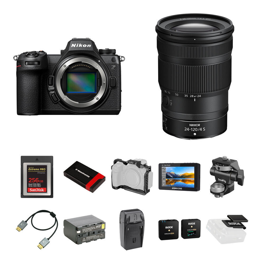 

Беззеркальная камера Nikon Z6 III Mirrorless Camera with 24-120mm f/4 Lens and