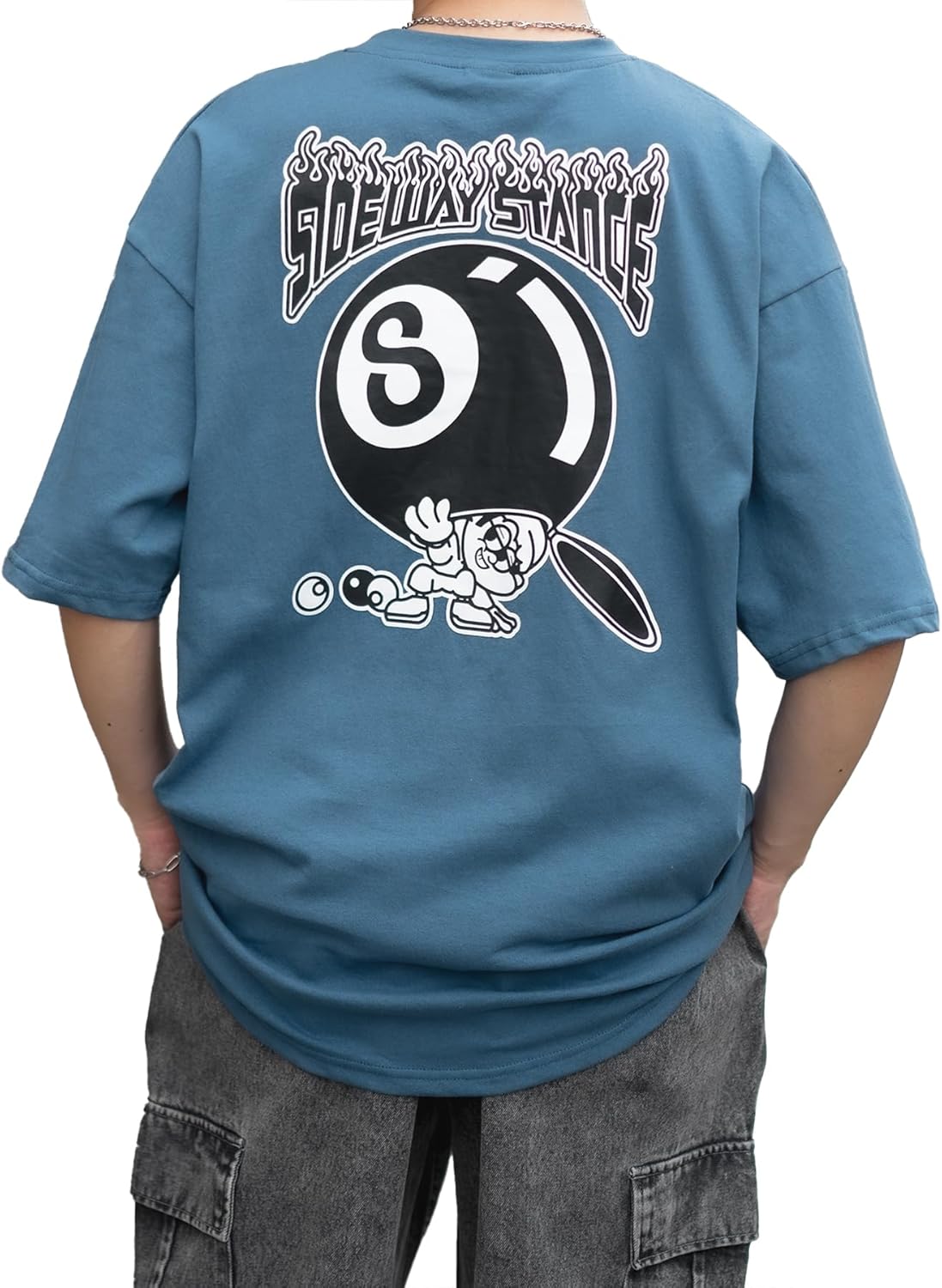 

Мужская футболка с коротким рукавом и принтом мяча Improbes 70120 Improves, темно-синий