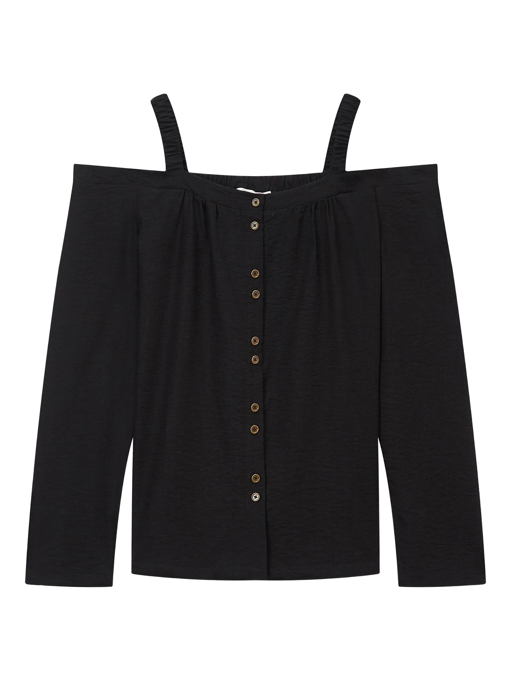 

Топ с открытыми плечами B+Ab, черный