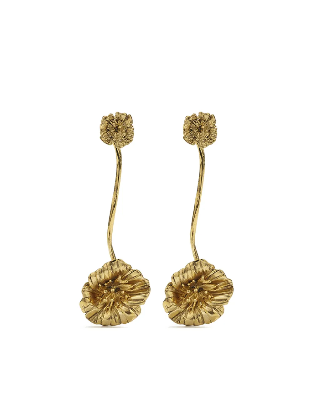 

Серьги-подвески Fleur de Pavot Goossens, золотой