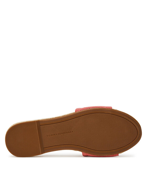Эспадрильи Knit Mesh Espadrille Flat Sandal FW0FW08744 Tommy Hilfiger, красный — фото 4
