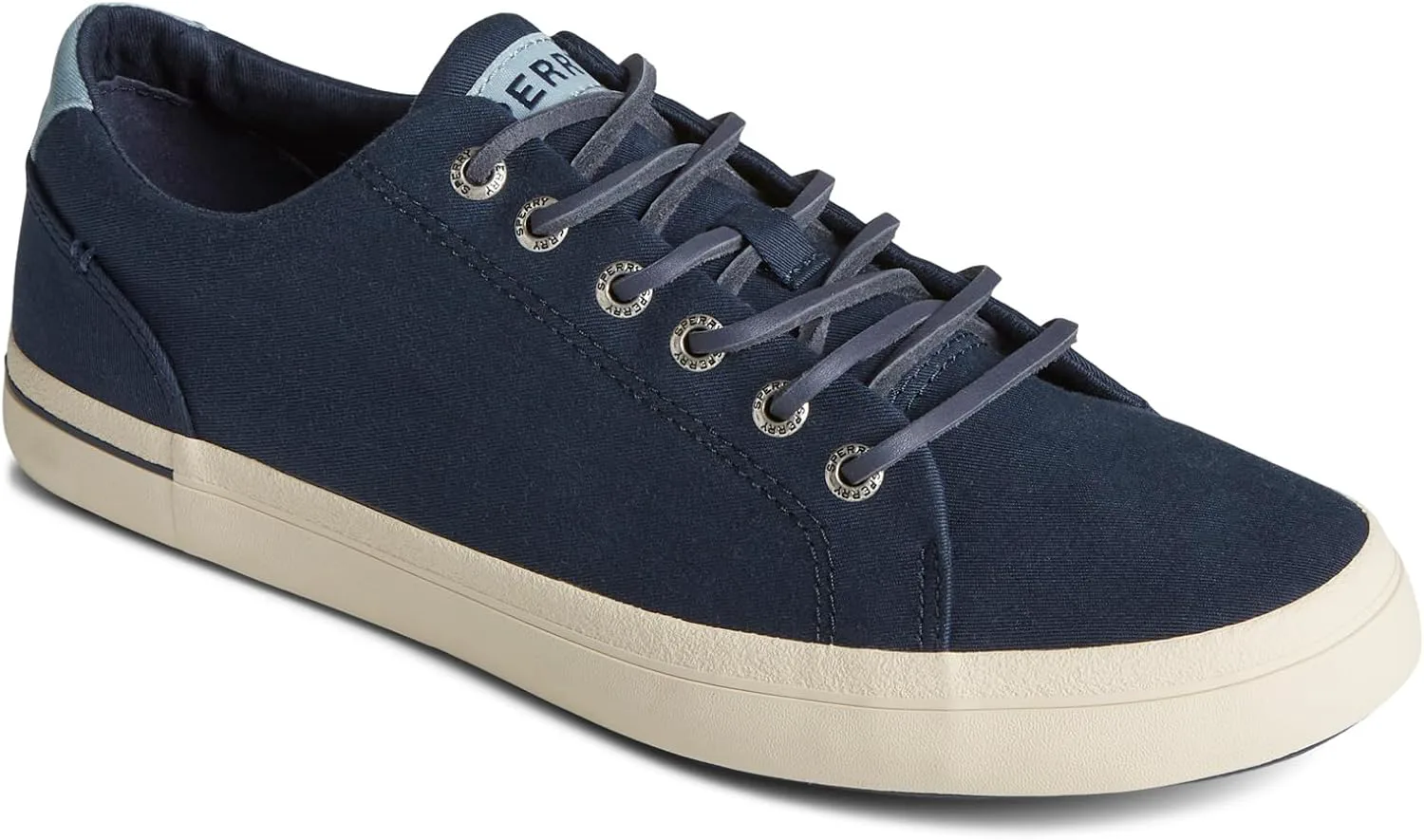 Мужские текстильные кроссовки Sperry SeaCycled Striper II, темно-синий — фото 4