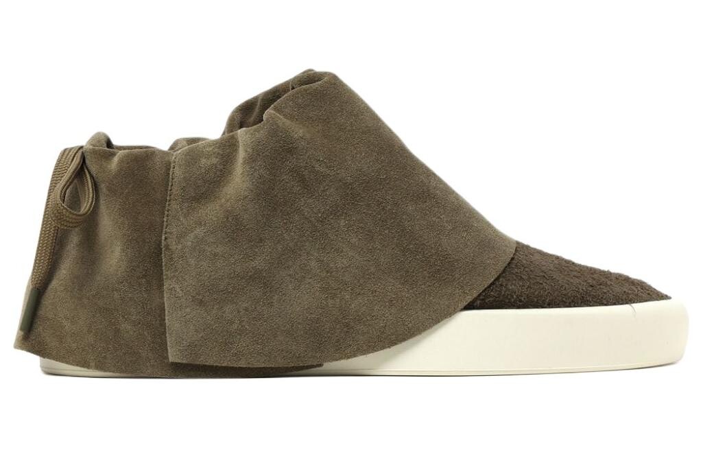 Кроссовки Fear of God Moc Low Suede Sneakers, темно-зеленый — фото 2