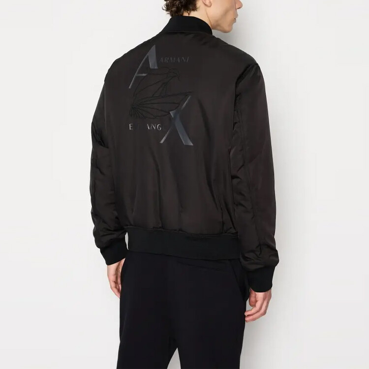 ARMANI EXCHANGE Мужская стеганая куртка, цвет Black — фото 4