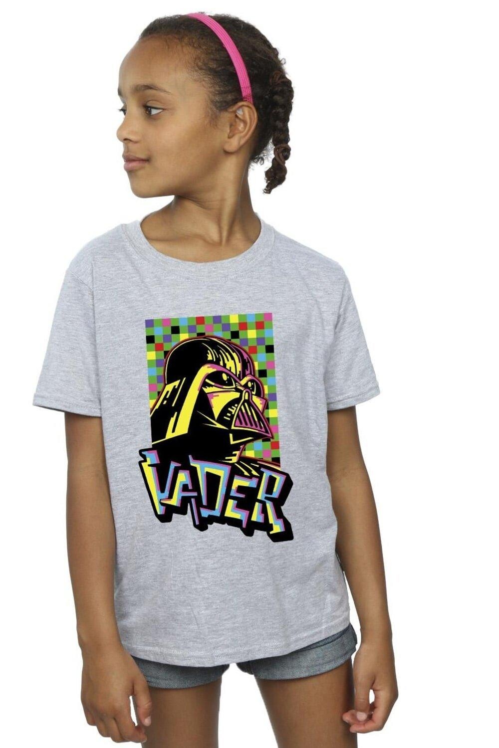 

Хлопковая футболка Vader Graffiti Pop Art Star Wars, серый