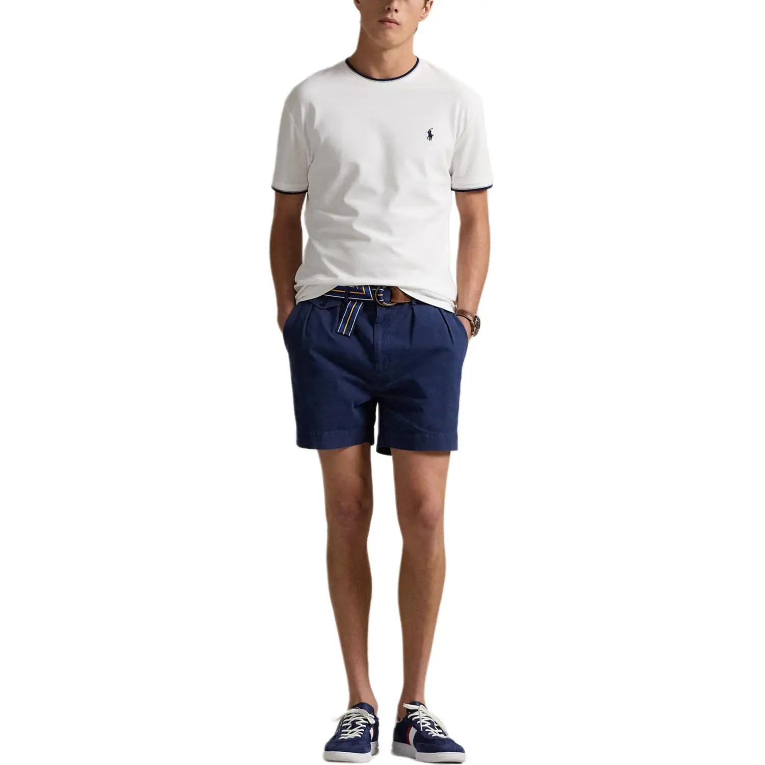Футболка из стрейч-хлопка Polo Ralph Lauren, белый — фото 4