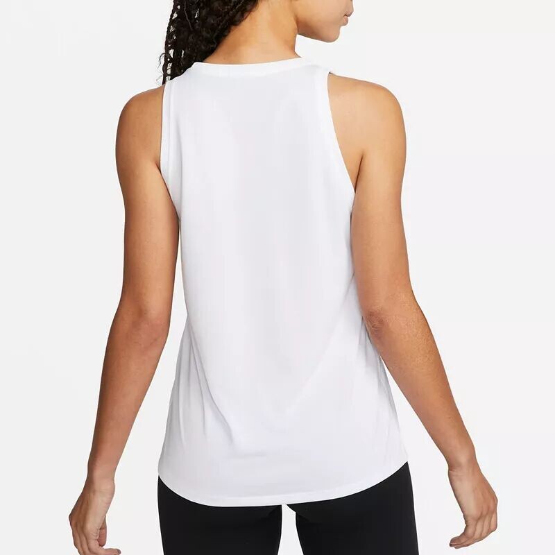 Женская тренировочная майка Nike Dri-FIT, белый — фото 3