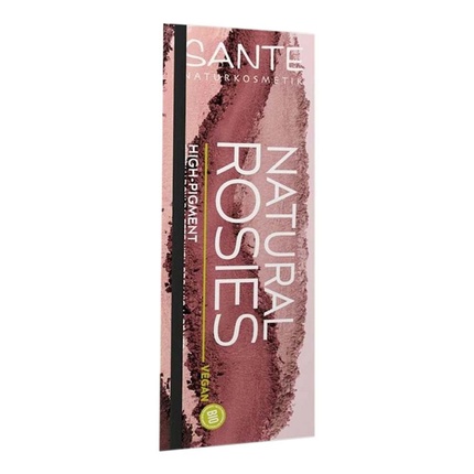 

Палитра теней для век Sante Natural Cosmetics 02 розовых оттенка Vegan Eyeshadow Sante Naturkosmetik