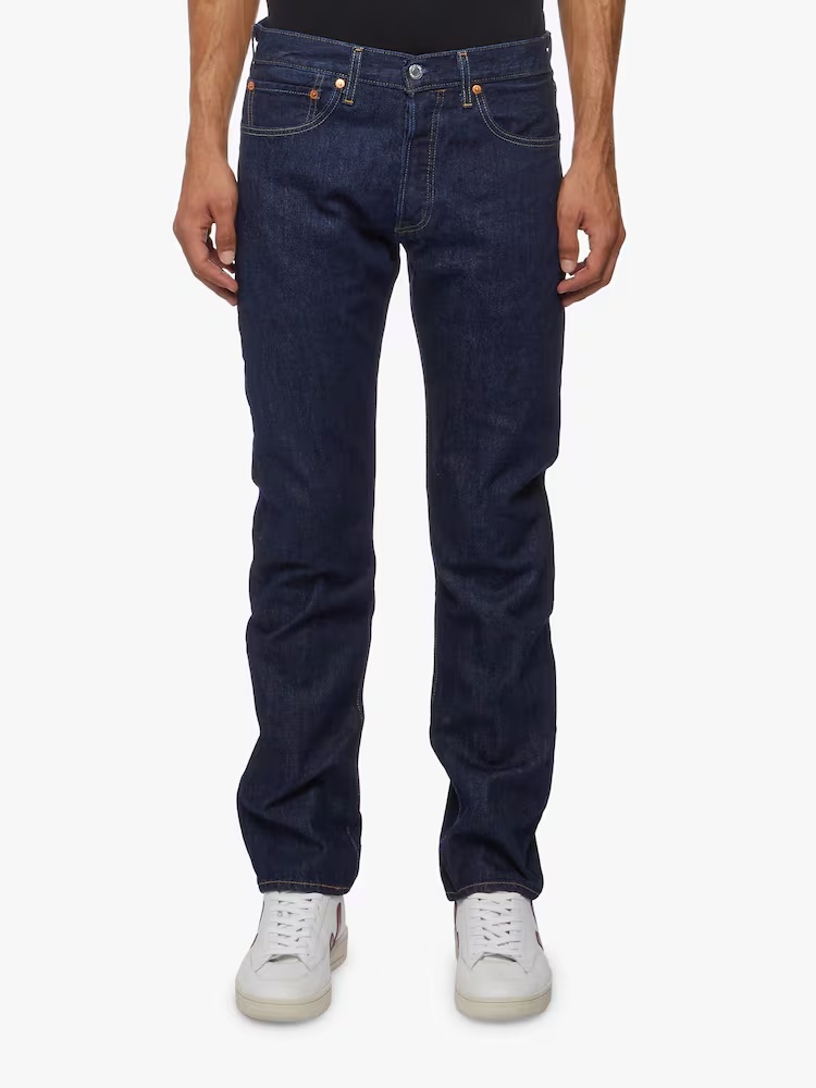 

Джинсы 501 стирка Levi's, темно-синий