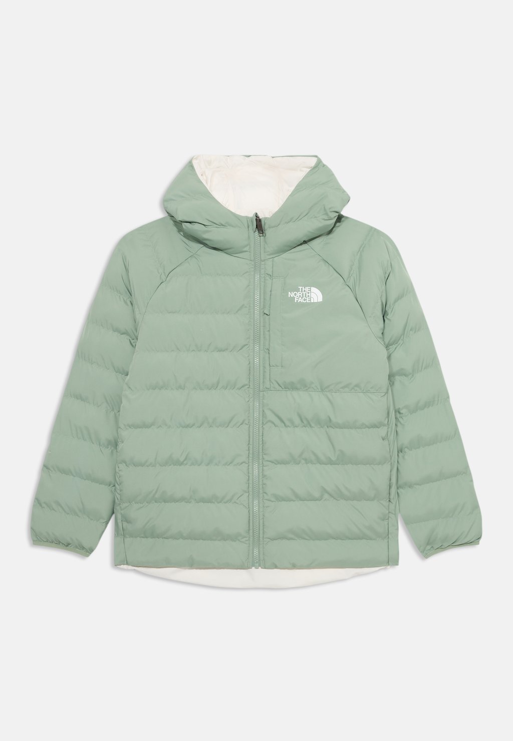 

Зимняя куртка REVERSIBLE PERRITO HOODED UNISEX The North Face, светло-зеленый