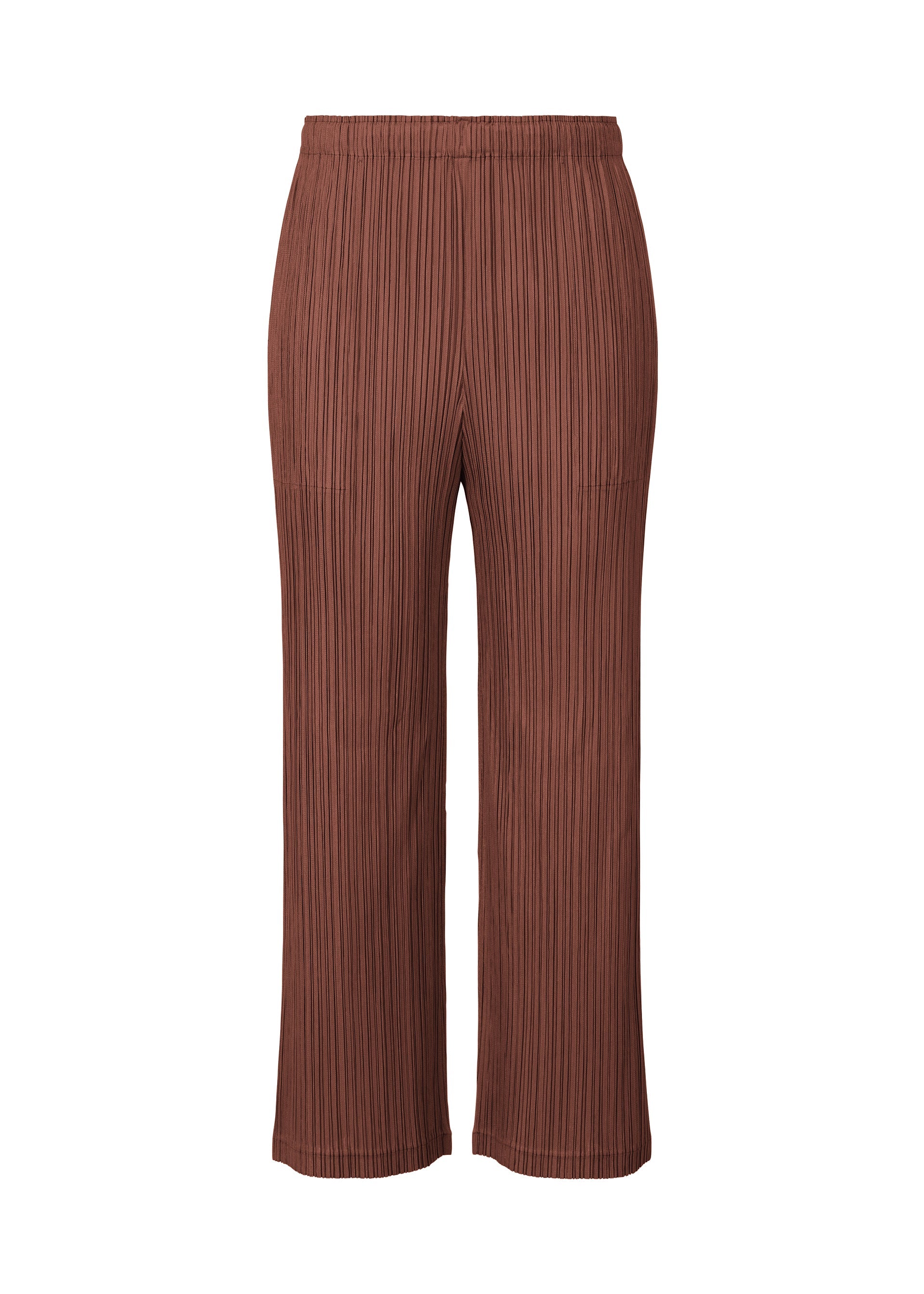 

Брюки thicker bottoms 2 Pleats Please Issey Miyake, коричневый