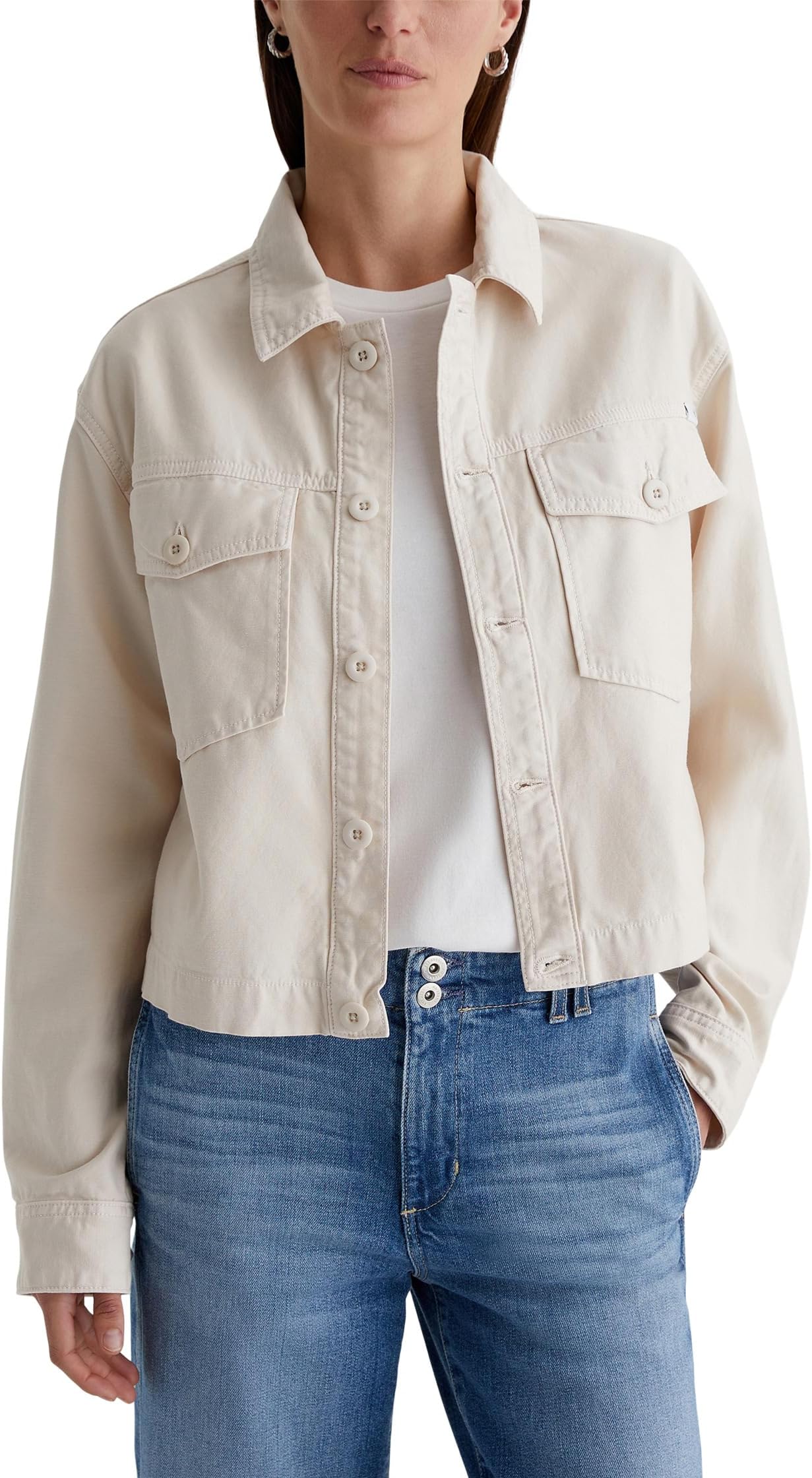 

Куртка AG Jeans Valleta Utility Shirt Jacket, Opal Stone