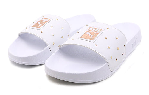 Тапочки leadcat studs slide white Puma, белый — фото 2