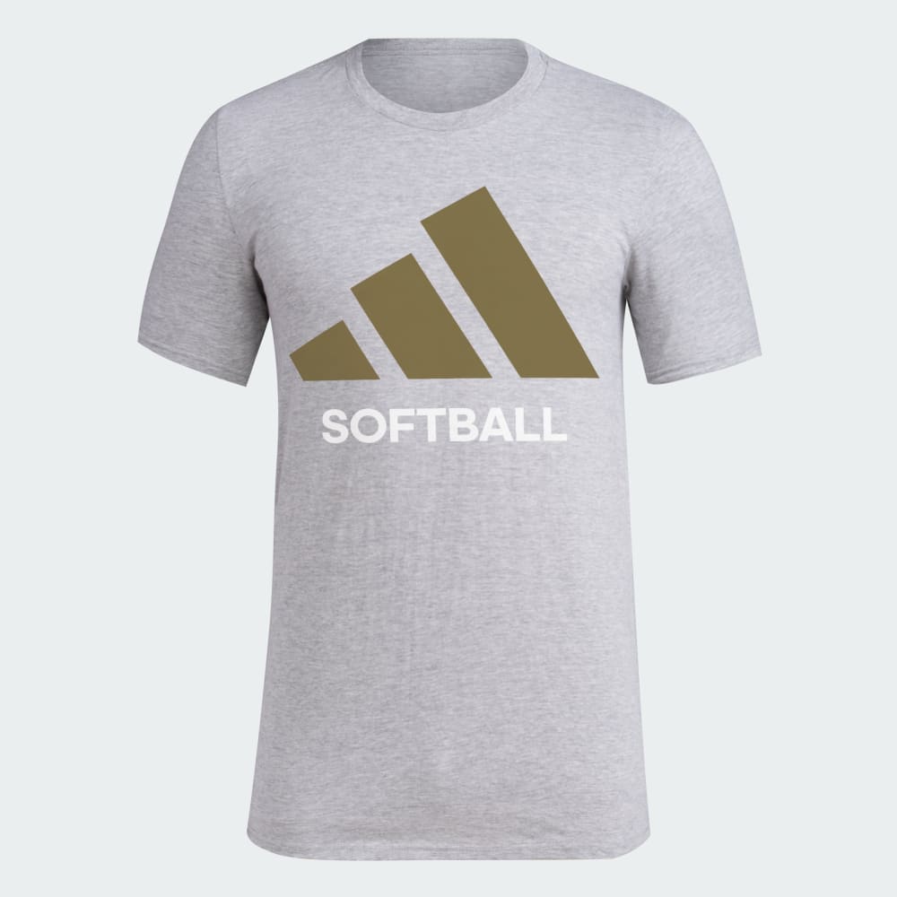

Спортивная футболка Adidas Men Softball T-Shirt, цвет Medium Grey Heather