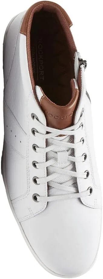 Мужские ботинки Rockport Total Motion Lite Zip Chukka, белый — фото 3