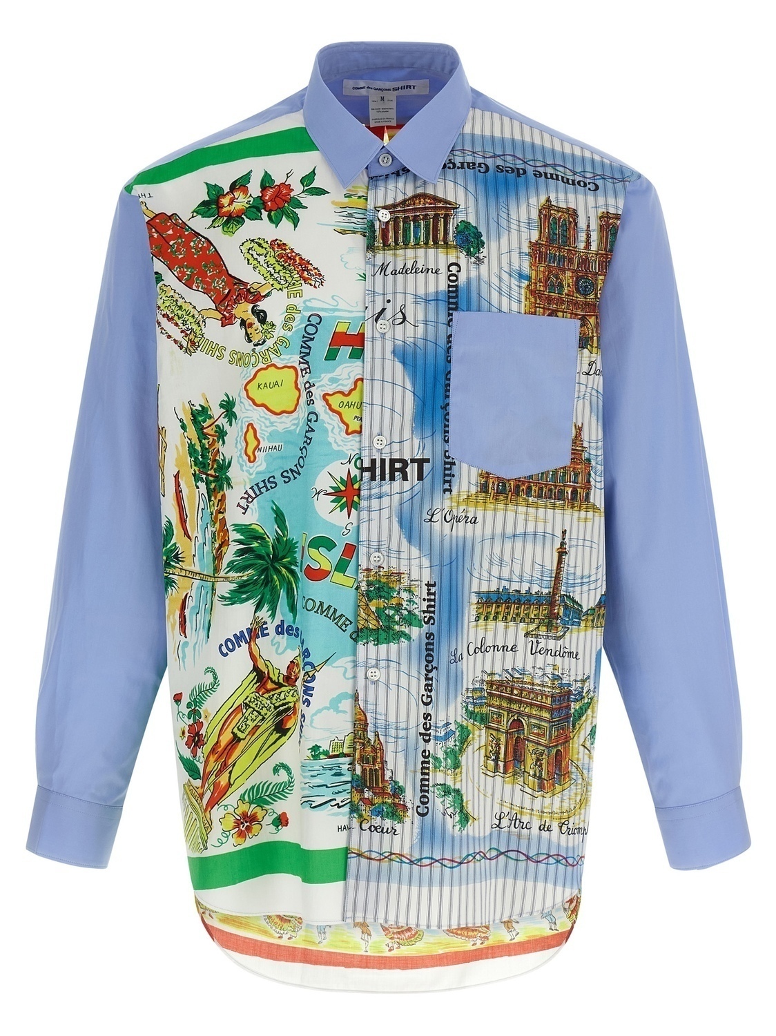 

Рубашка с принтом Comme Des Garçons Shirt, мультиколор