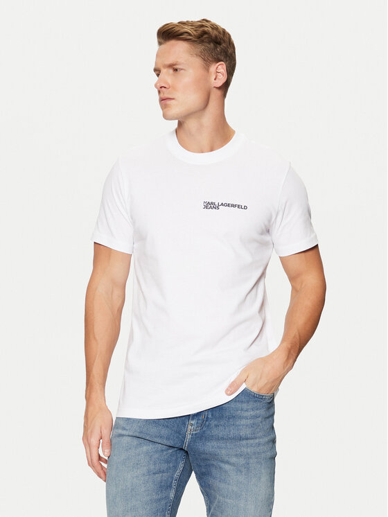 

Футболка узкого кроя Karl Lagerfeld Jeans, белый