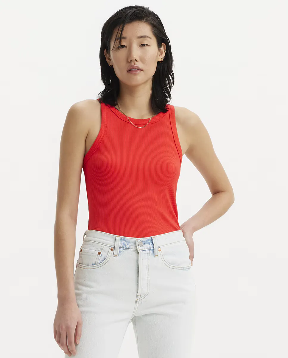 

Футболка женская без рукавов Levi's, красный
