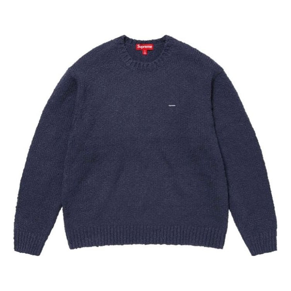 

Свитер boucl small box sweater 'navy' Supreme, синий