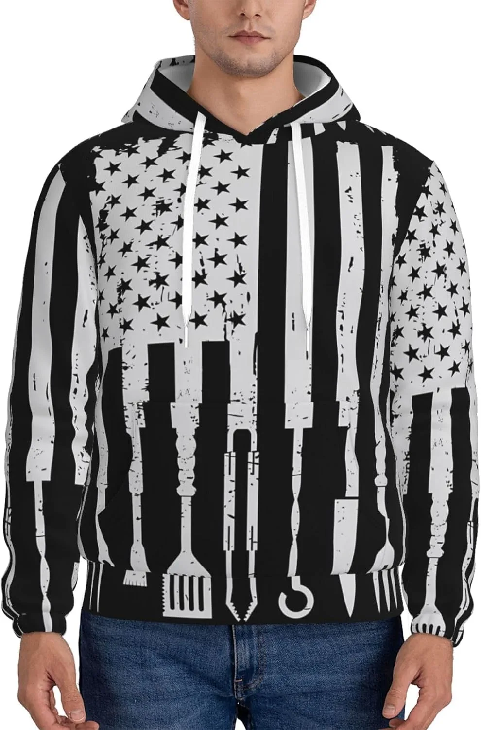 

Мужской худи с длинными рукавами и карманами Noasqll