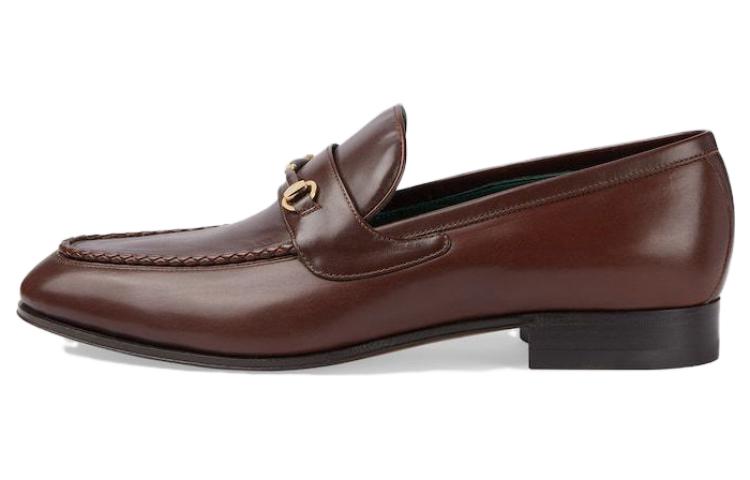 

GUCCI Лоферы Horsebit 2 см, мужские, коричневые