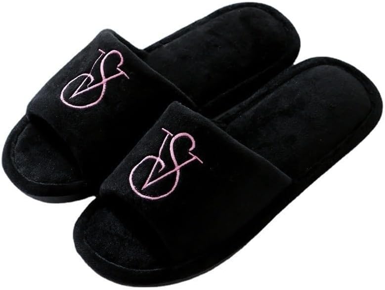 

Домашние хлопковые тапочки для женщин и мужчин Insarue, черный