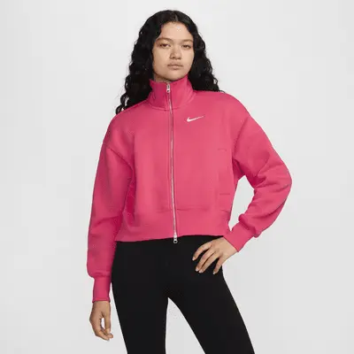 

Куртка Nike Sportswear Phoenix Fleece, цвет Aster Pink/Sail