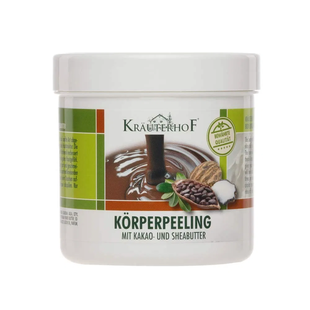 Скраб для тела Kräuterhof с маслом какао и ши, 400 г Asam Kosmetik, Shea Butter