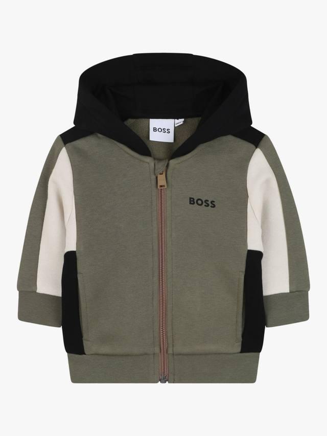 

Детская толстовка с капюшоном из хлопковой смеси HUGO BOSS