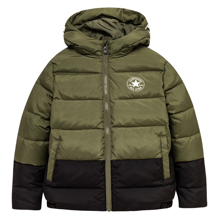 

Детская пуховая куртка Converse, оливковый