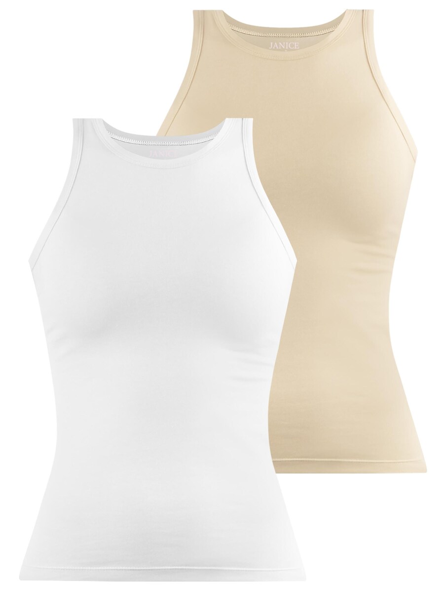 

Майка Janice Top Nauta, цвет beige/white