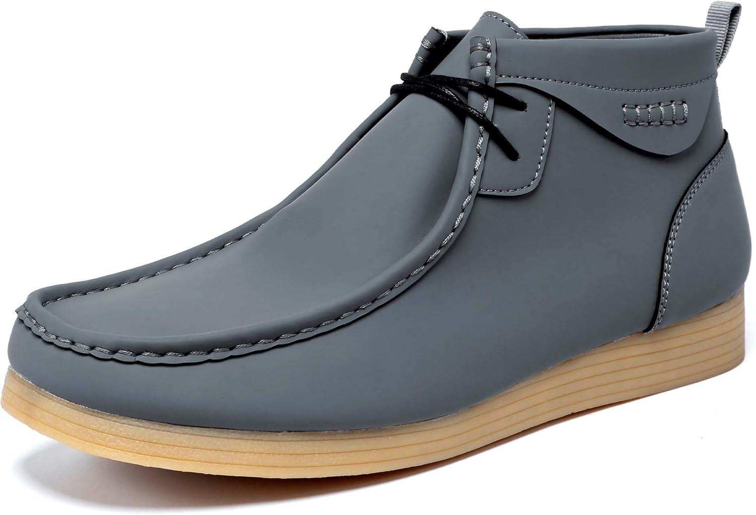 

Мужские повседневные кроссовки cnuei, модные шнурованные прогулочные туфли, повседневные кожаные лоферы, большие размеры, высокие повседневные обувь, слипоны, серый