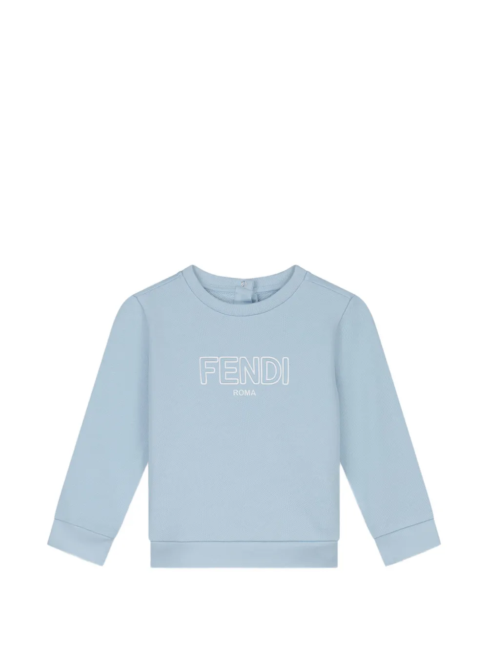 

Топ с логотипом Fendi Kids, синий